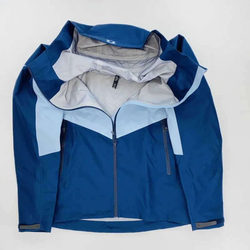 Scott  Sco Jacket W'S Explorair Light - Giacca antipioggia di seconda mano - Donna - Blu - L