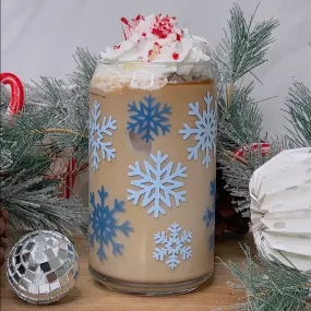 Snow Flake Ice Coffee Cup