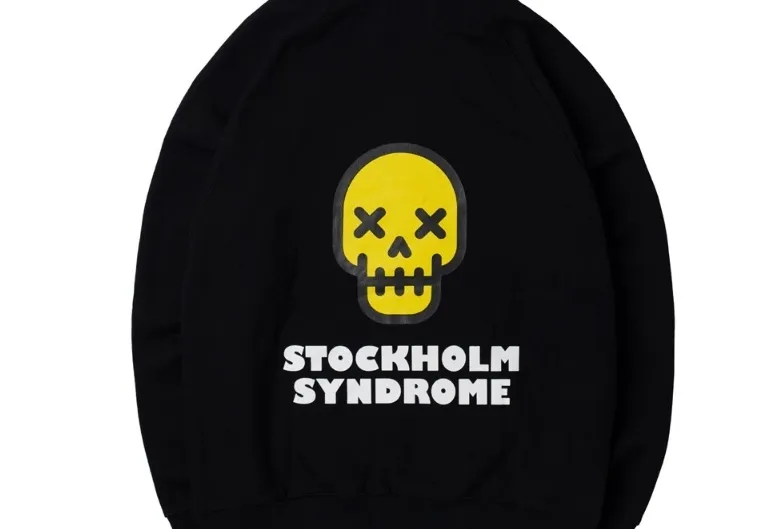 STOCKHOLM SYNDROME  |Unisex Street Style Long Sleeves Cotton Logo