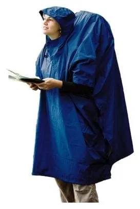 STS PONCHO THERMOCOLLE 70D 70D Tarp Poncho 00 Blue