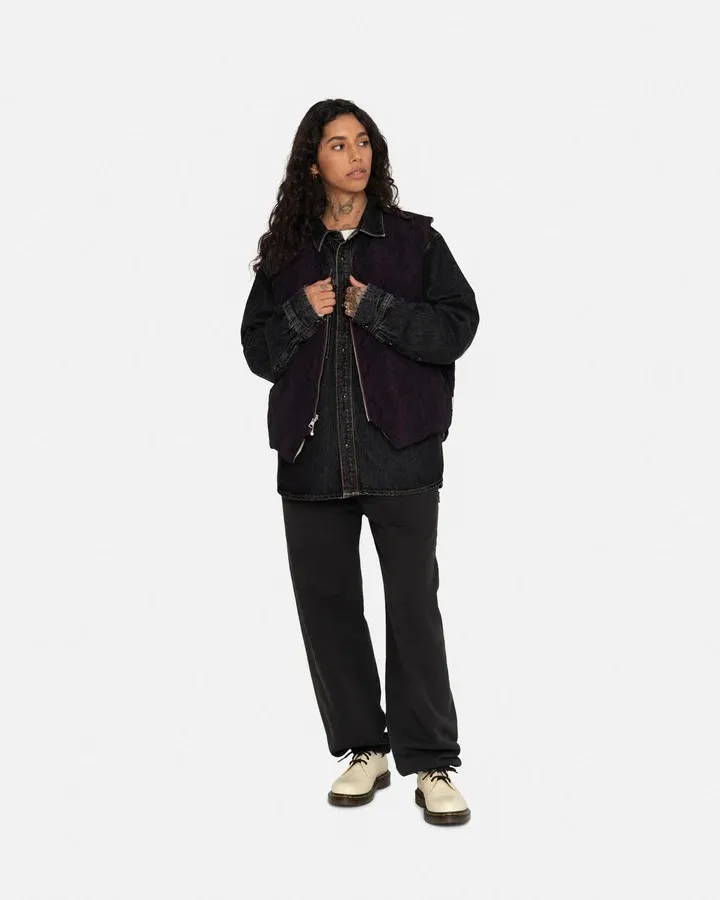 STUSSY  |Unisex Nylon Street Style Plain Python Logo Skater Style