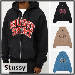 STUSSY  |Unisex Street Style Long Sleeves Plain Cotton Logo