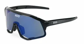 SUNGLASSES KOO DEMOS BLACK FRAME BLUE SKY LENS