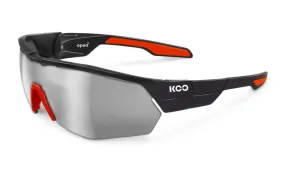 SUNGLASSES KOO OPEN CUBE BLACK RED