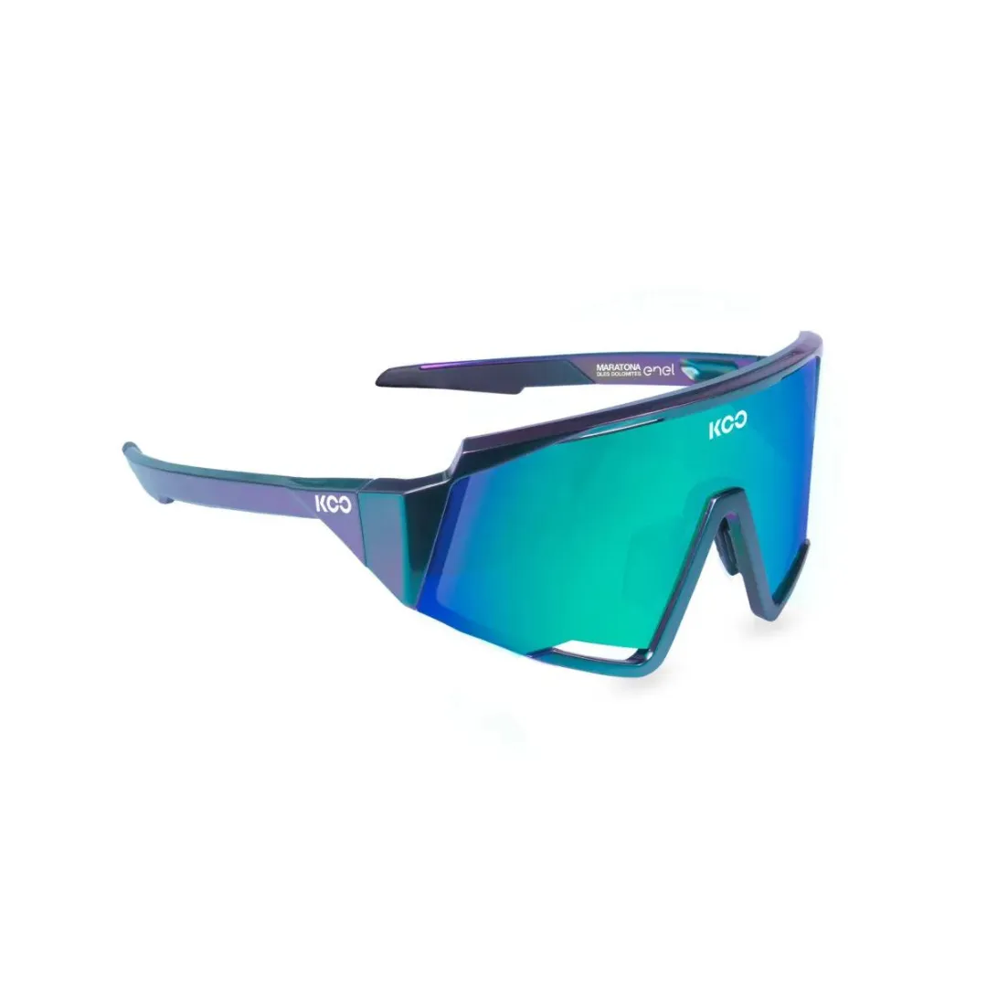 SUNGLASSES KOO SPECTRO LIMITED MARATONA DLES DOLOMITES IRIDESCENT LENS GREEN MIRROR