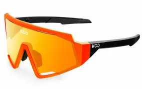 SUNGLASSES KOO SPECTRO ORANGE FLUO LENS RED MIRROR