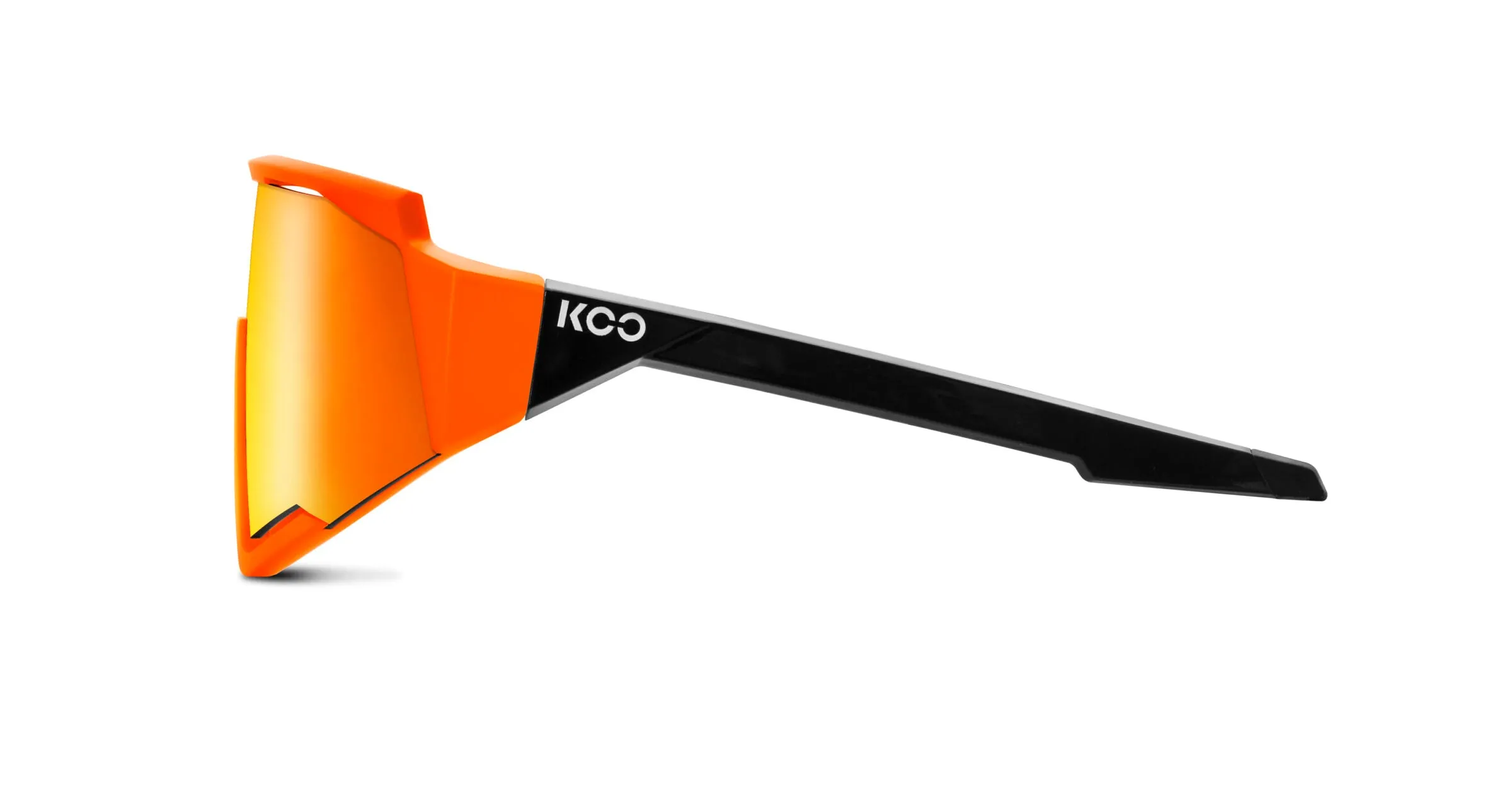 SUNGLASSES KOO SPECTRO ORANGE FLUO LENS RED MIRROR