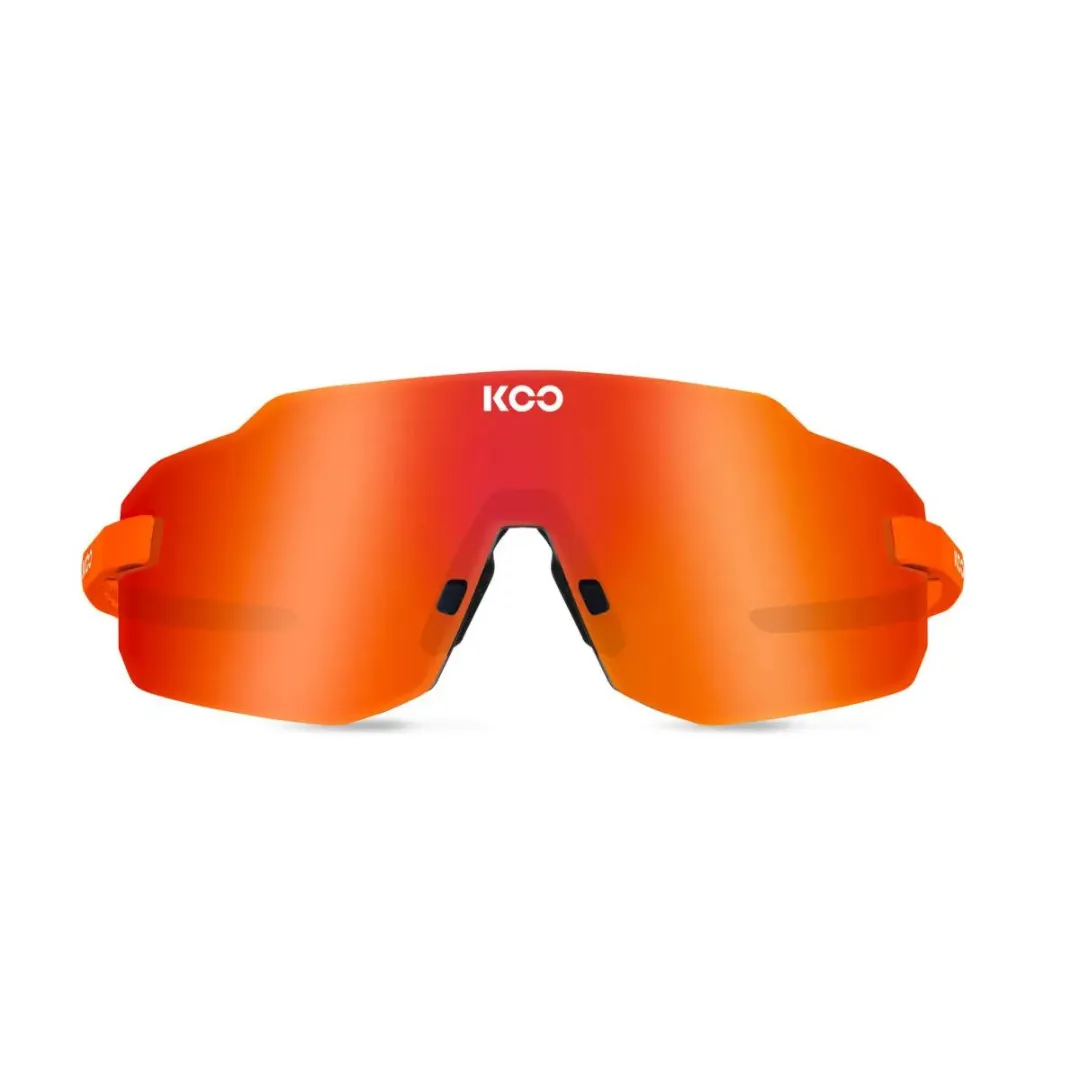 SUNGLASSES KOO SUPERNOVA ORANGE FLUO LENS RED MIRROR UNI