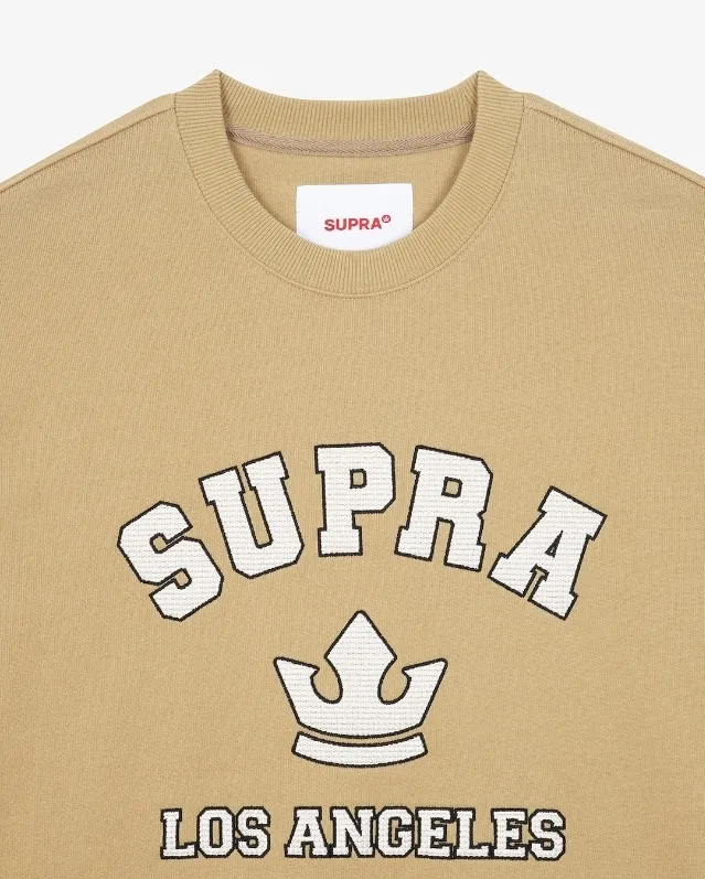 SUPRA  |Unisex Street Style Long Sleeves Plain Logo