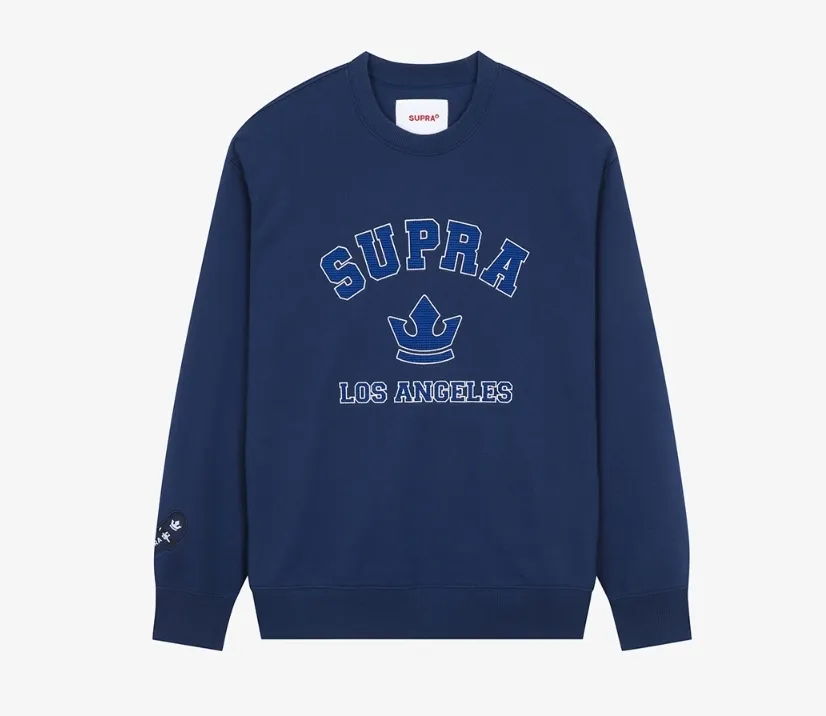 SUPRA  |Unisex Street Style Long Sleeves Plain Logo