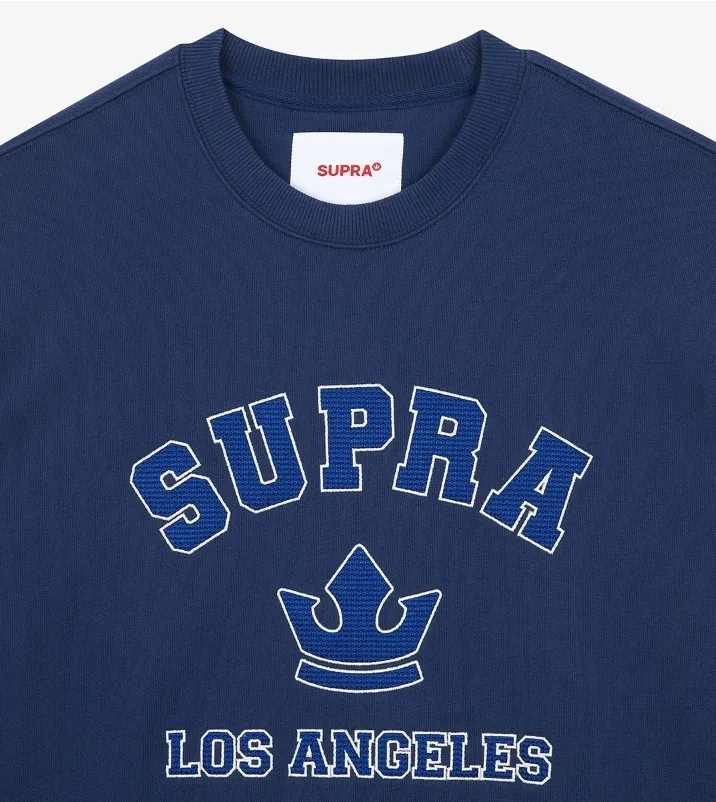 SUPRA  |Unisex Street Style Long Sleeves Plain Logo