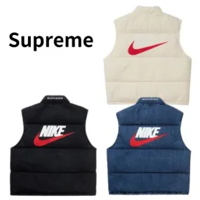 Supreme  |Unisex Street Style Collaboration Plain Co-ord Logo