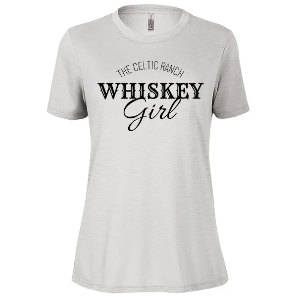 The Celtic Ranch Whiskey Girl Slub Short Sleeve Crew Neck