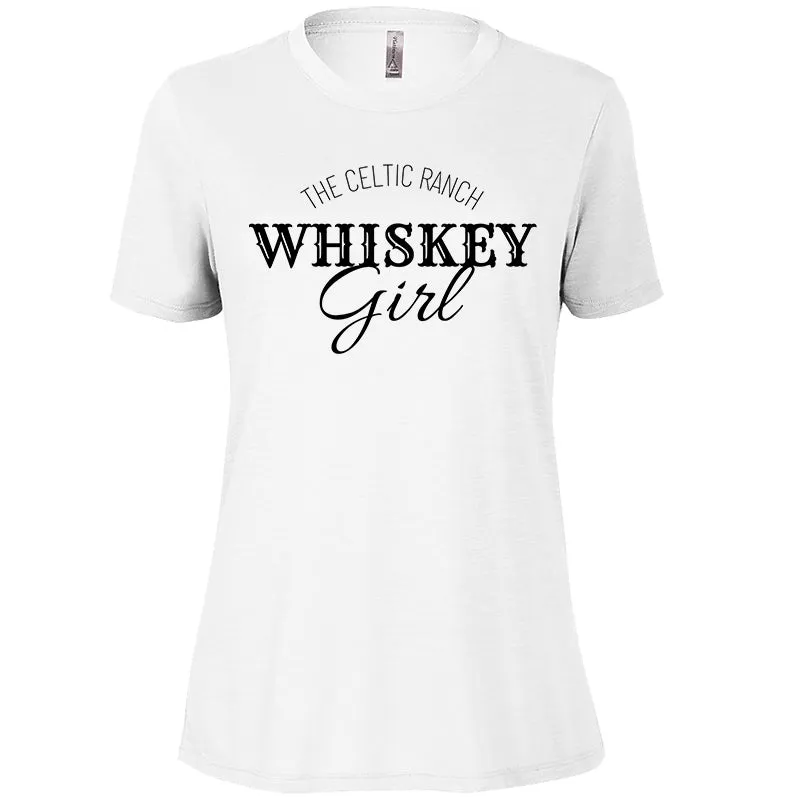 The Celtic Ranch Whiskey Girl Slub Short Sleeve Crew Neck