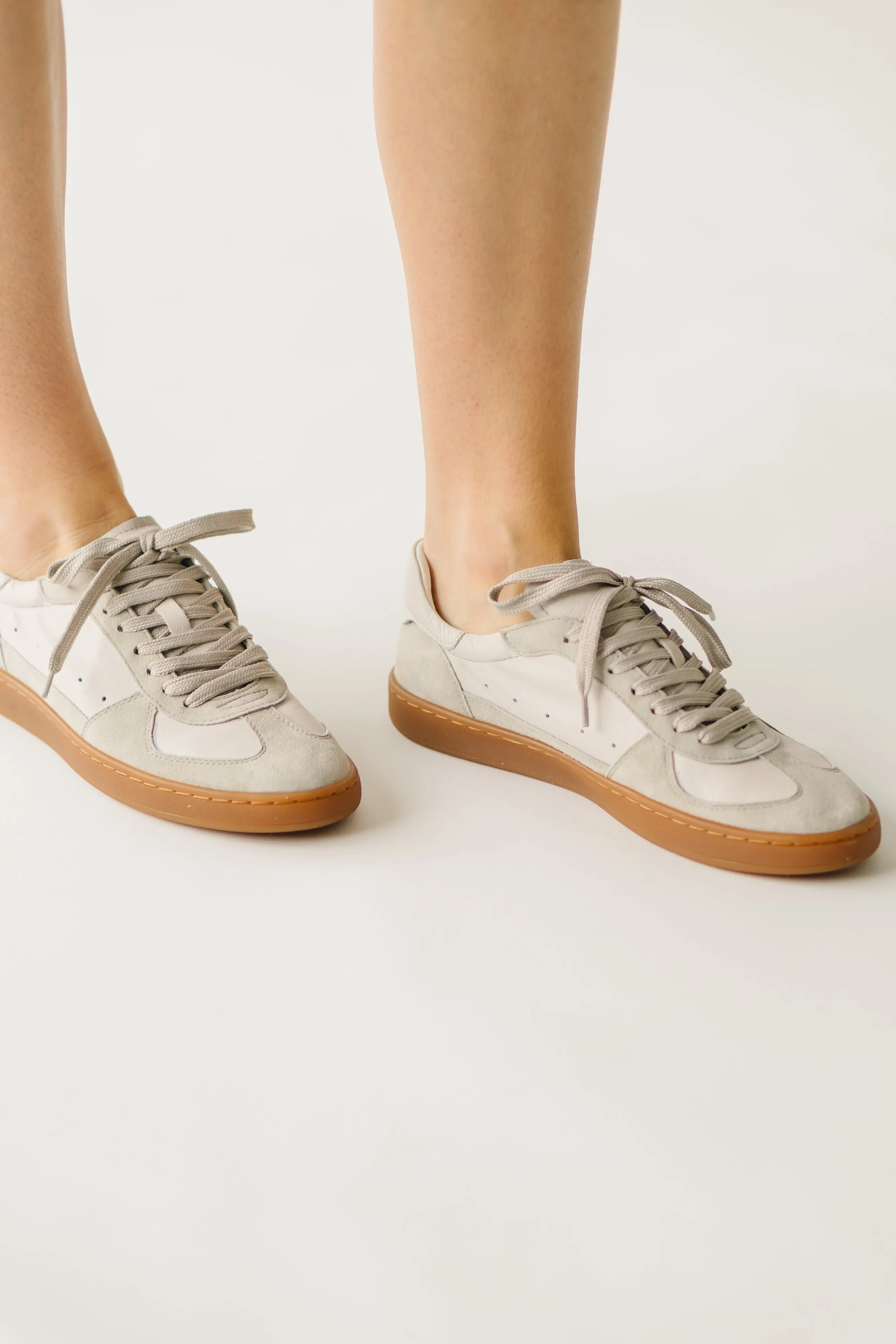 The Monty Low Top Sneaker in Taupe