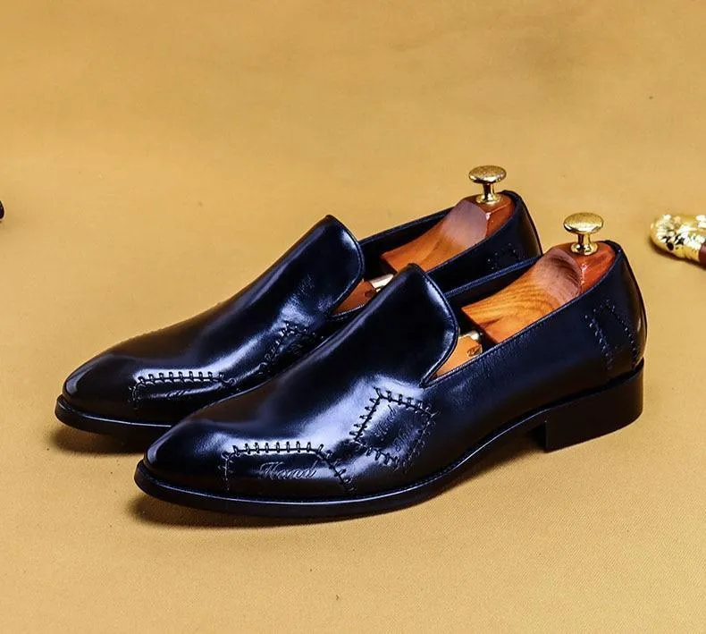 Tomasso Leather Loafer Shoes For Men