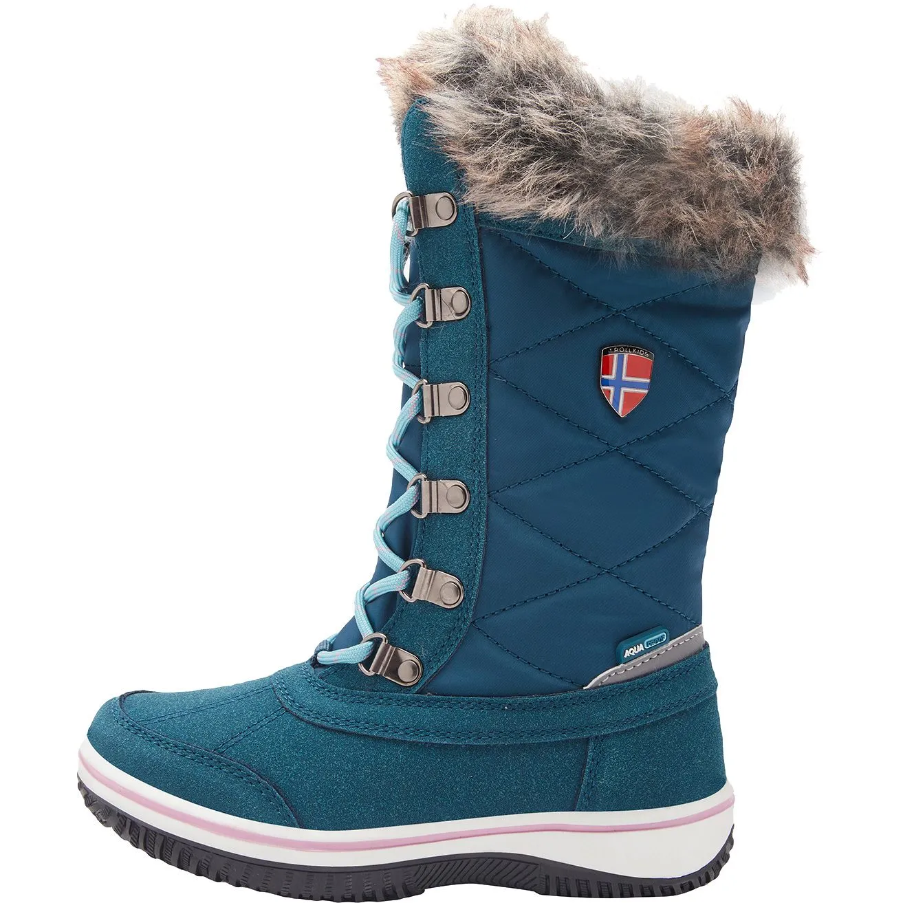 Trollkids - Holmenkollen Snow Boots Girls teal