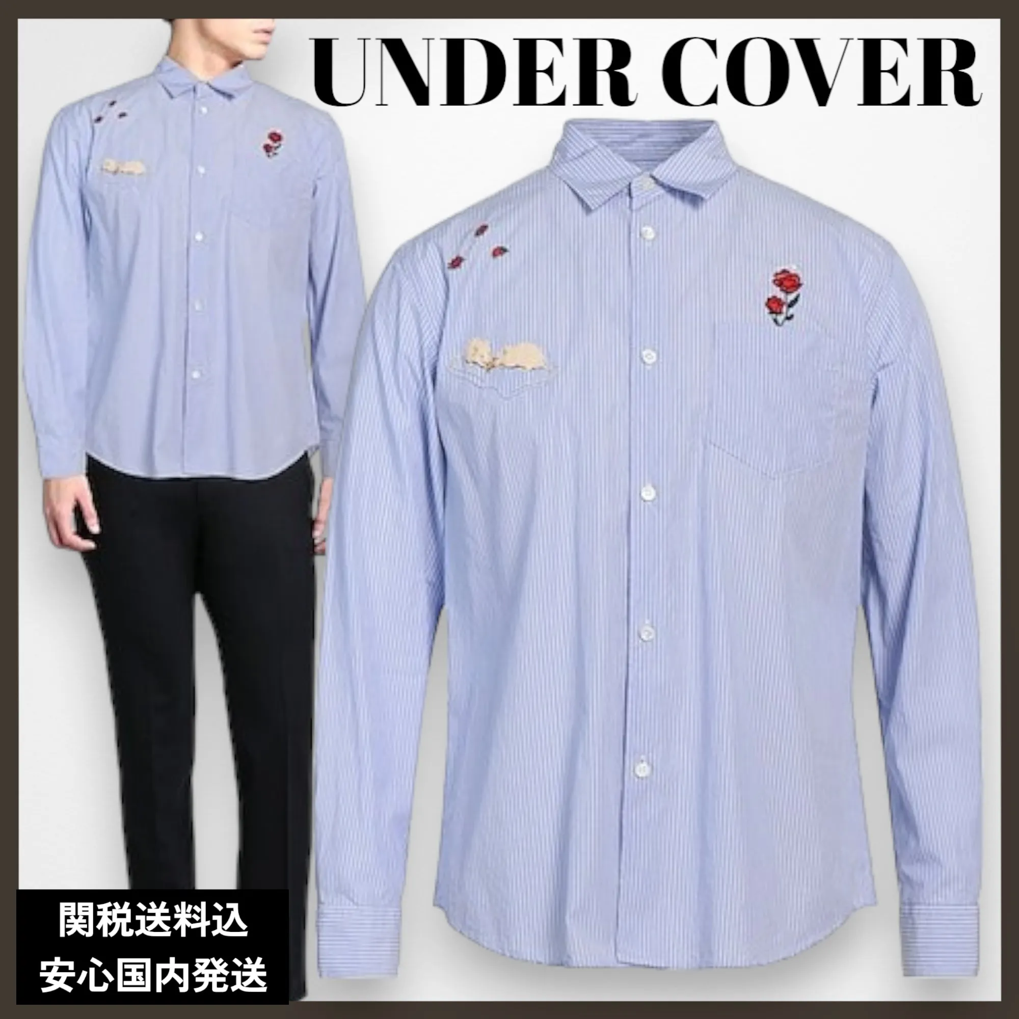 UNDERCOVER  |Button-down Street Style Long Sleeves Plain Cotton Shirts