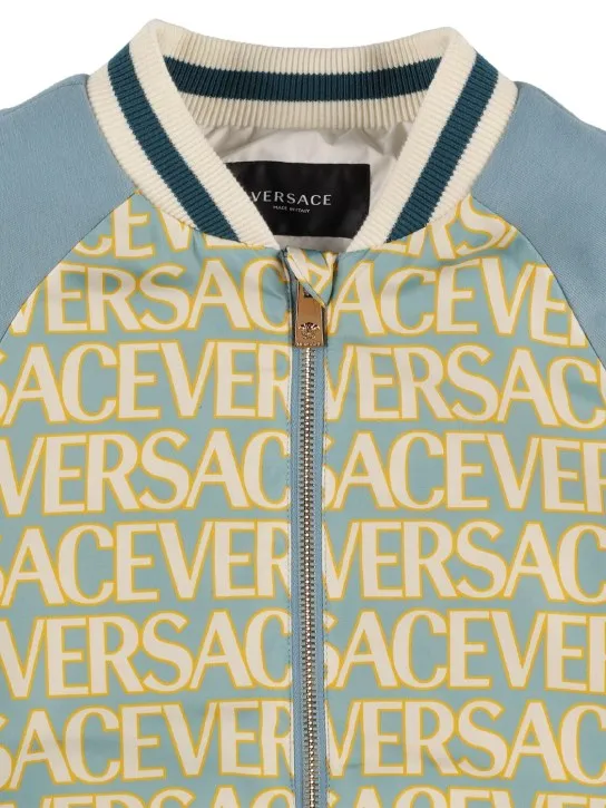 Versace   Nylon puffer jacket 