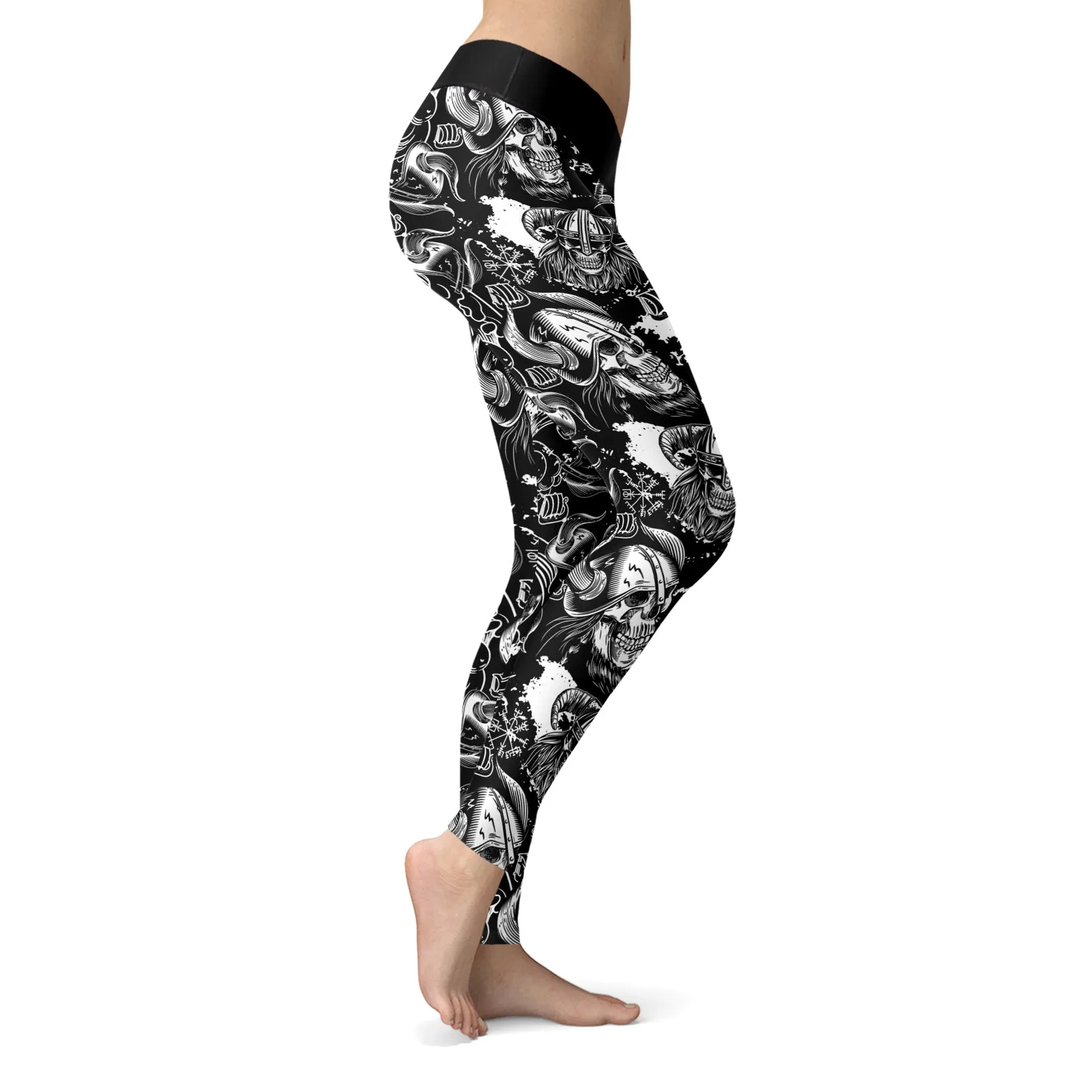 Viking Skulls Leggings