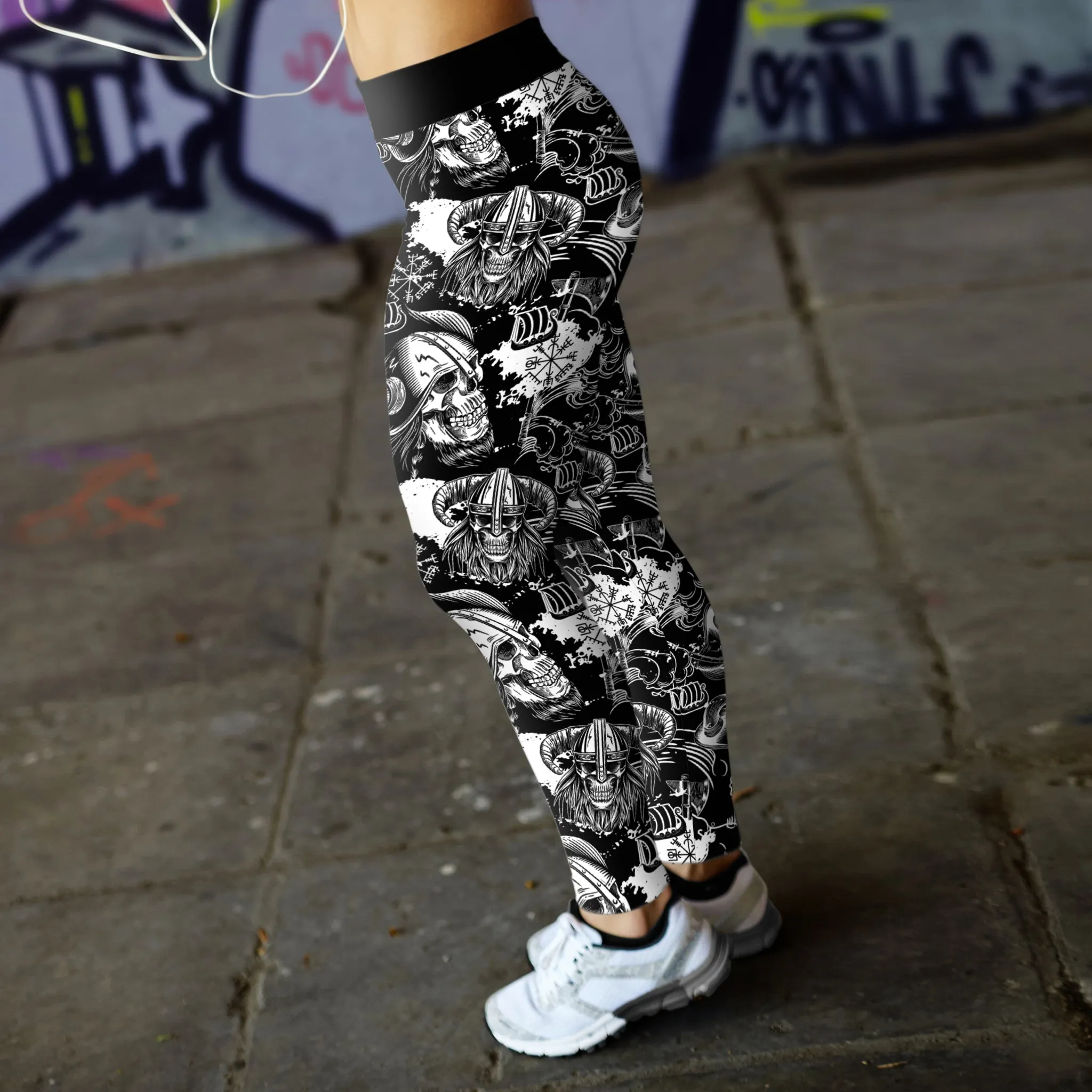 Viking Skulls Leggings