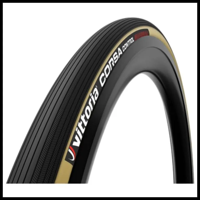 VITTORIA FOLDABLE TYRE CORSA CONTROL 700X25 G2 BLACK/TAN