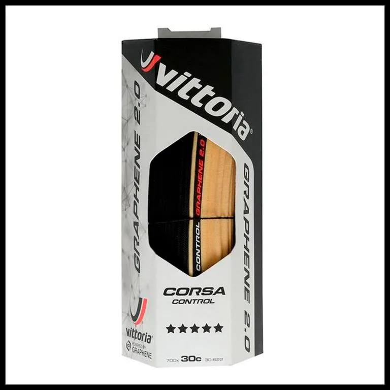 VITTORIA FOLDABLE TYRE CORSA CONTROL 700X25 G2 BLACK/TAN