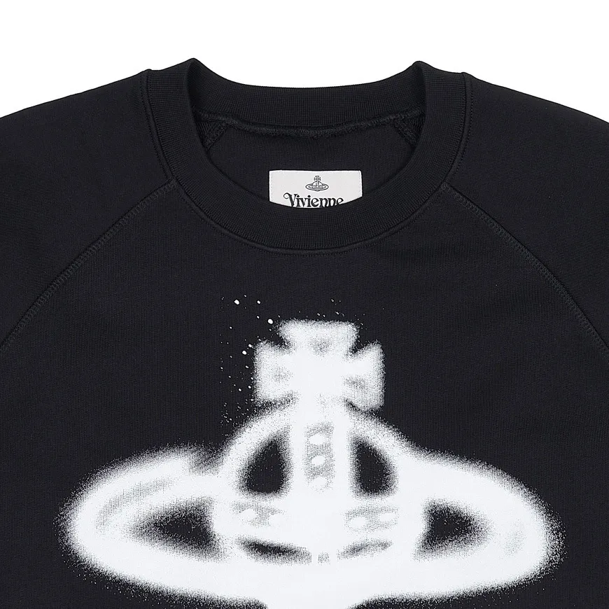 Vivienne Westwood  |Crew Neck Street Style Long Sleeves Plain Cotton Logo