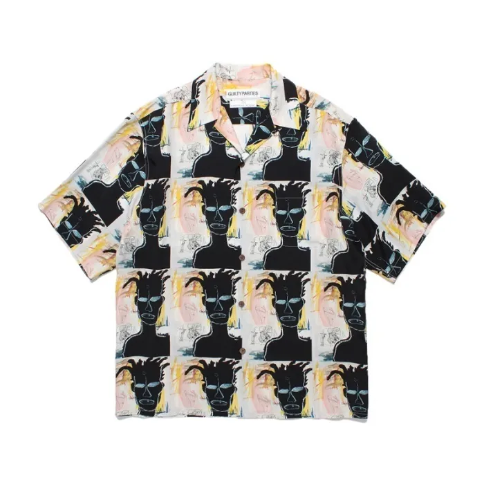 WACKO MARIA  |Button-down Street Style Collaboration Short Sleeves Shirts