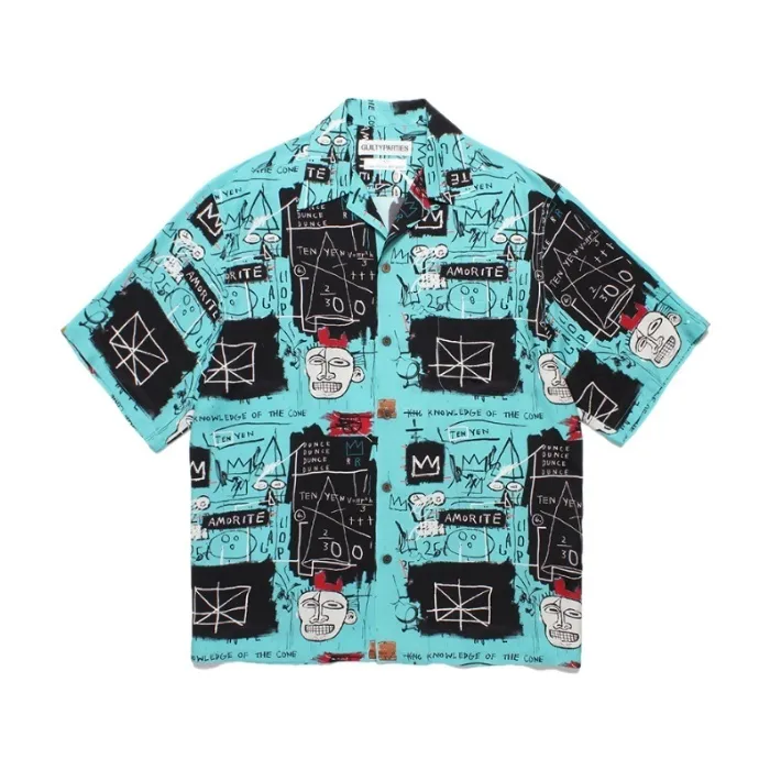 WACKO MARIA  |Button-down Street Style Collaboration Short Sleeves Shirts