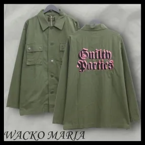 WACKO MARIA  |Button-down Street Style Long Sleeves Plain Cotton Logo