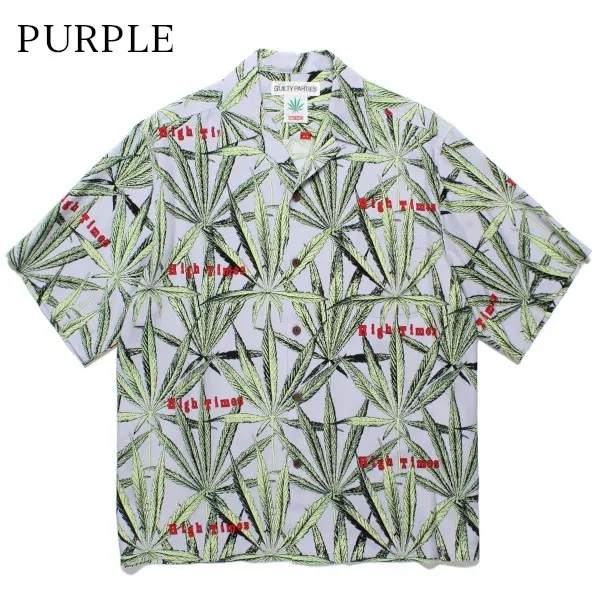 WACKO MARIA  |Button-down Tropical Patterns Collaboration Short Sleeves