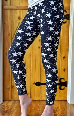 WONDERFUL STARRY NIGHTS LEGGINGS / REG & PLUS SIZE