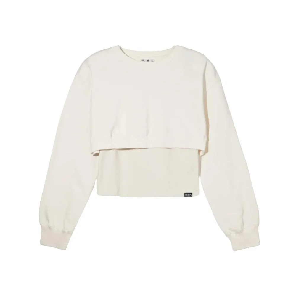 X-girl  |Street Style Long Sleeves Plain Cotton Co-ord Logo