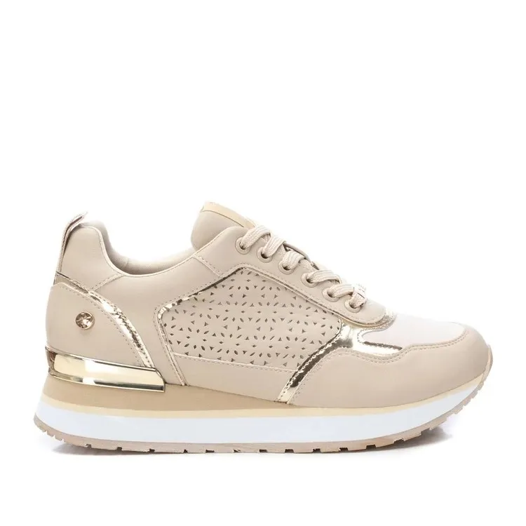 XTI 142403 Scarpe Donna Sneaker Stringati Beige